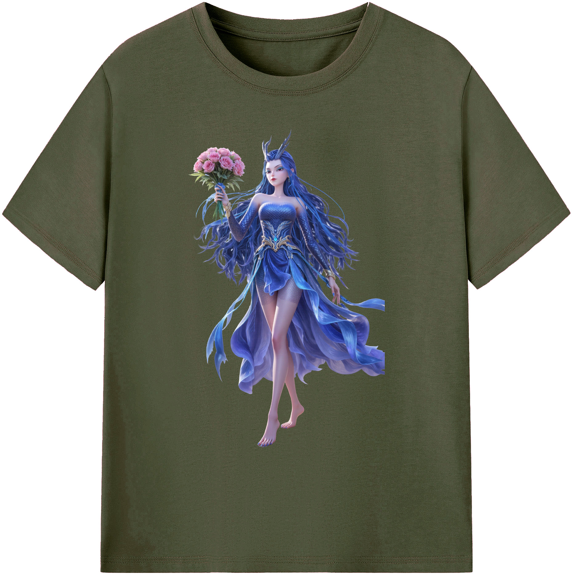 （画像用） Ne Zha 2 ナタ 魔童の大暴れ 綿100％ メンズ半袖Tシャツ｜肌触りやわらか＆通気性